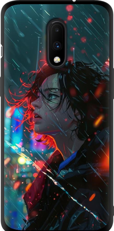 Чехол на OnePlus 7 Ночные огни (6096b-1740-42517)