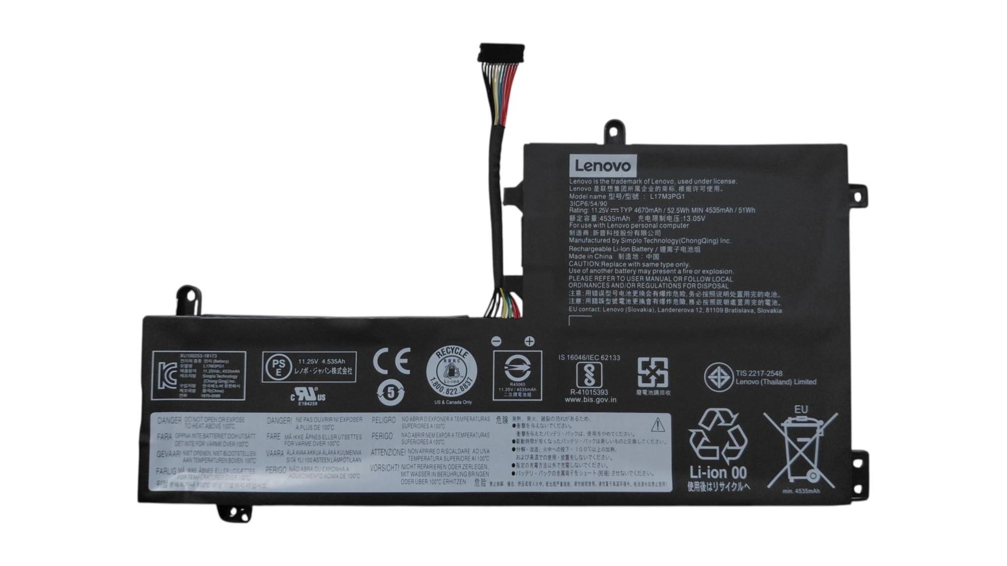 Аккумулятор для ноутбука Lenovo IdeaPad L17M3PG1 Y530-15ICH 11,25V 4535 mAh (064269) Аккумулятор для ноутбука Lenovo IdeaPad L17M3PG1 Y530-15ICH 11,25V 4535 mAh (064269)