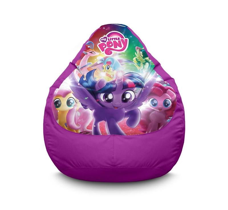 Кресло мешок My Little Pony Characters Оксфорд XXXL 100х135 см Сиреневый Кресло мешок My Little Pony Characters Оксфорд XXXL 100х135 см Сиреневый