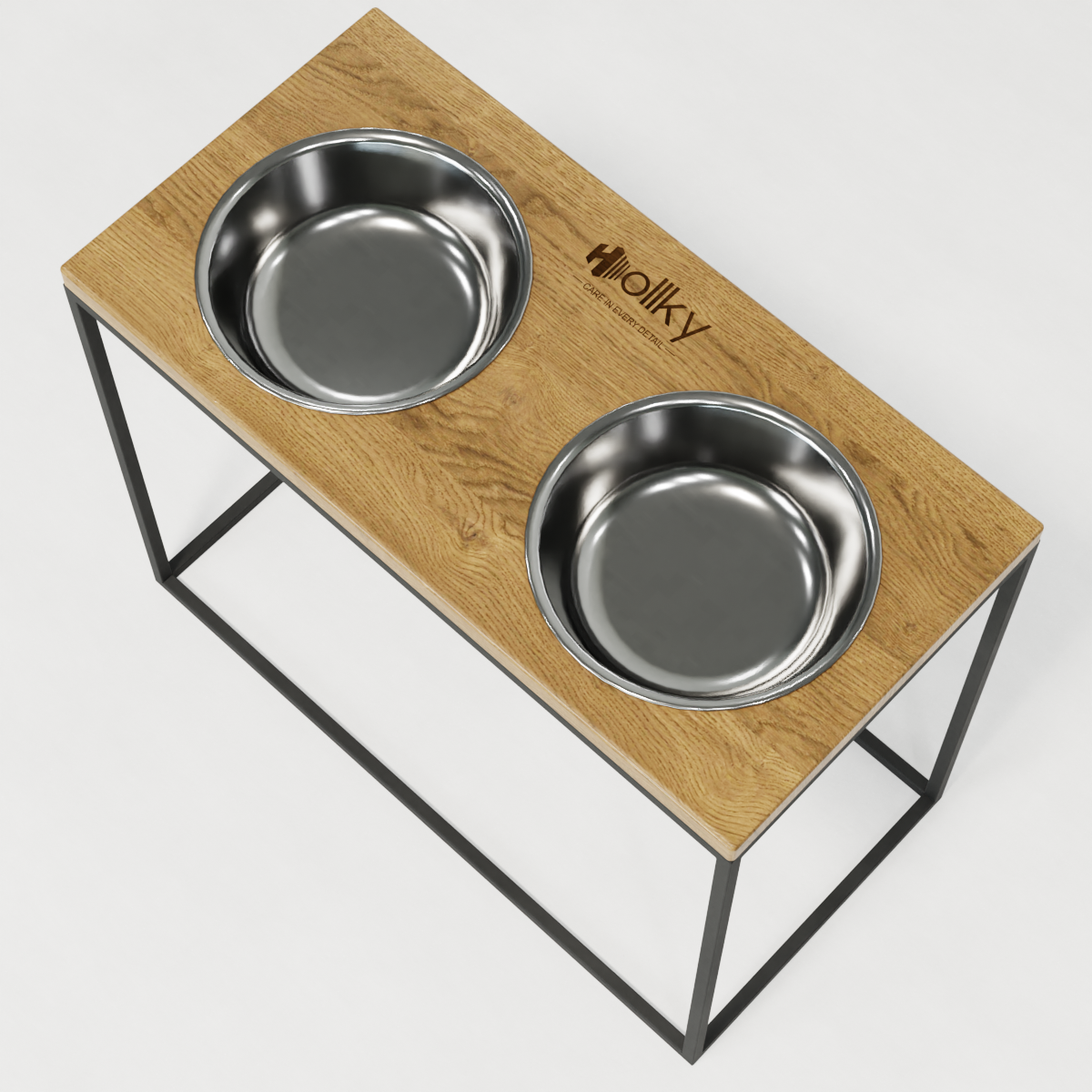 Миски на подставке для больших собак Hollky Base XL20 2х1,8 л (BXL40-522640-GRNT) - фото 2 Миски на подставке для больших собак Hollky Base XL20 2х1,8 л (BXL40-522640-GRNT) - фото 2