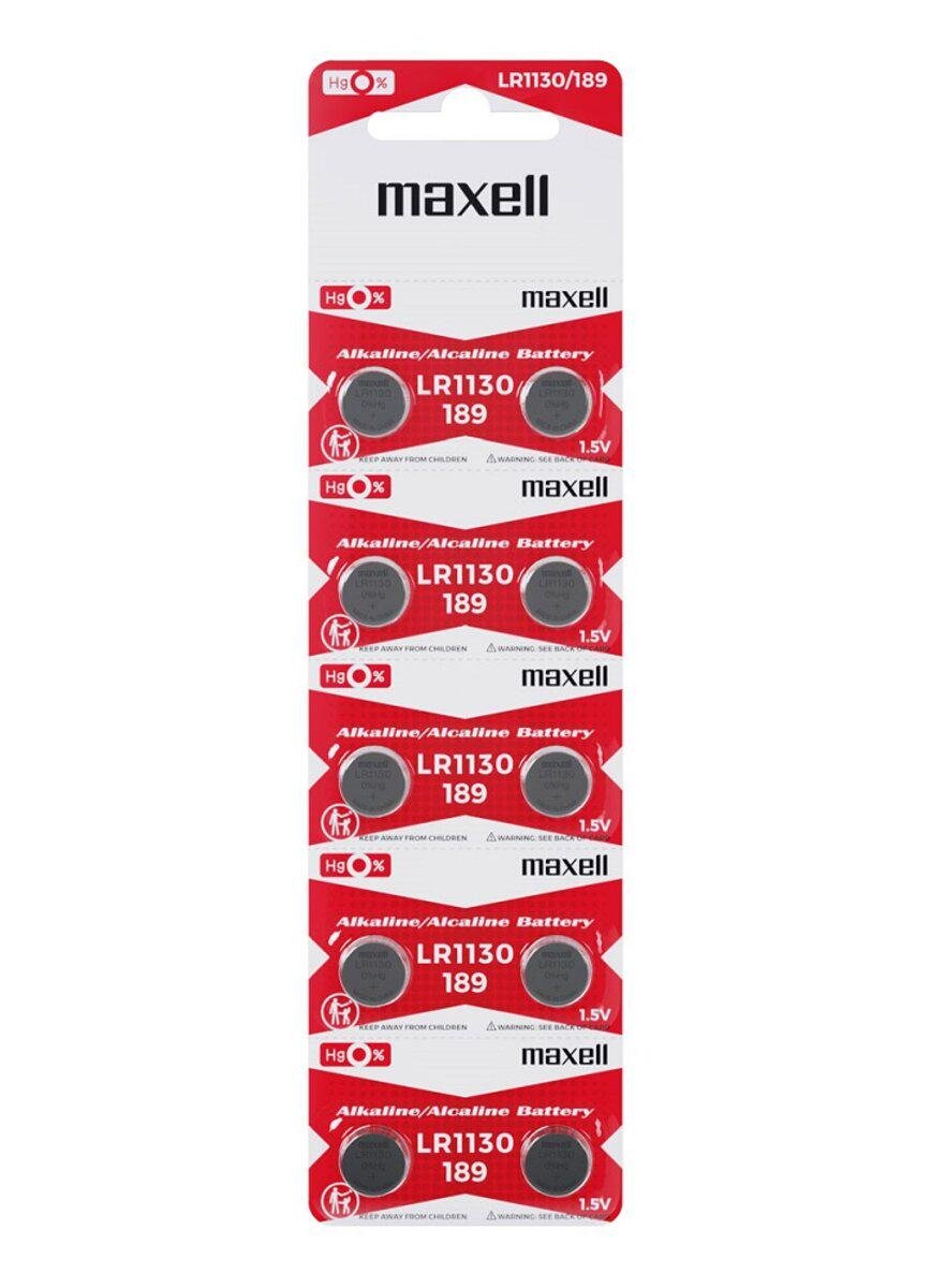 Батарейка Maxell LR1130 10 шт. (M-11717100)