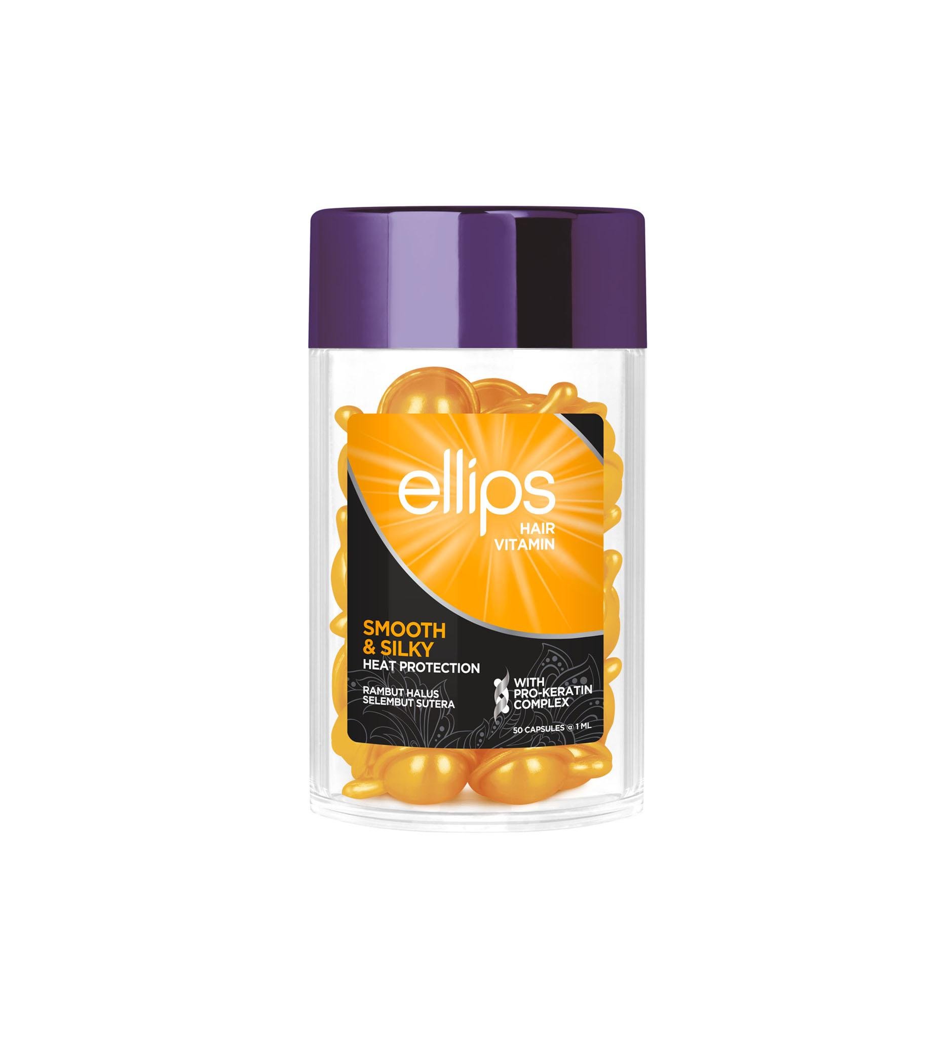 Витамины для волос Ellips Безупречный шелк PRO-KERATIN COMPLEX 50 капсул