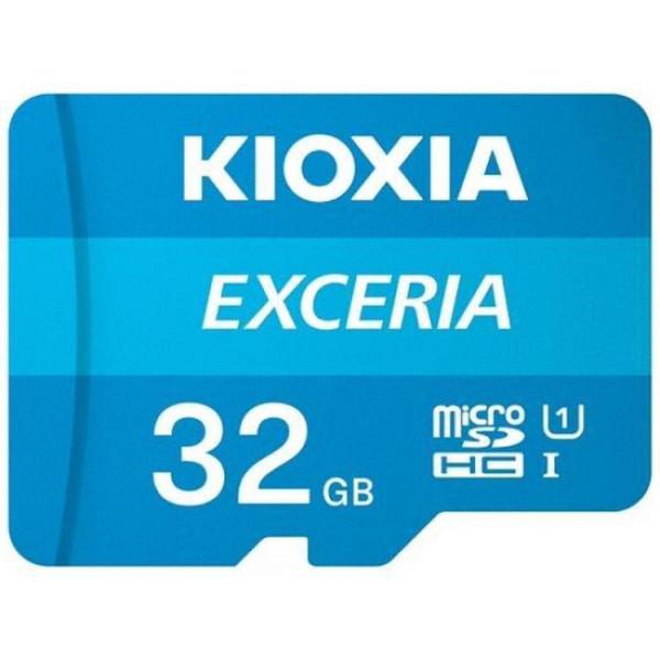 Карта пам'яті Kioxia Exceria microSDHC UHS-I 32GB class10 + SD