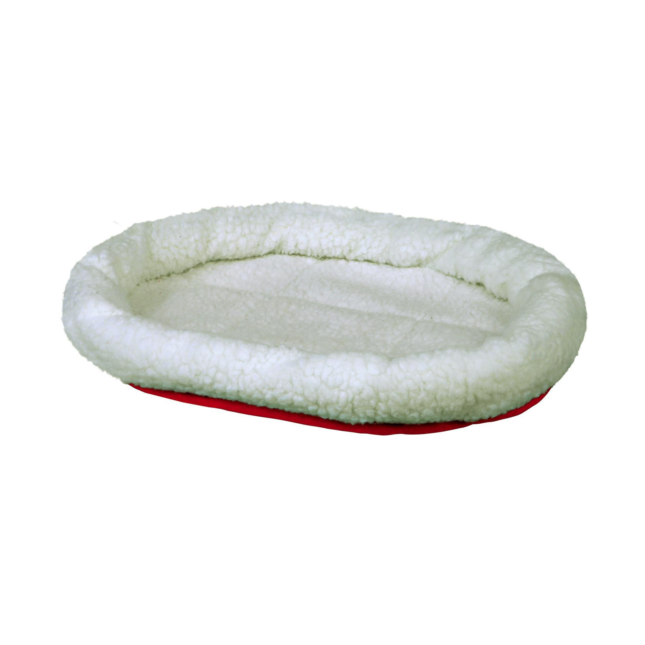 Лежак двухсторонний Trixie Cuddly Bed 47 см/38 см Белый/Красный