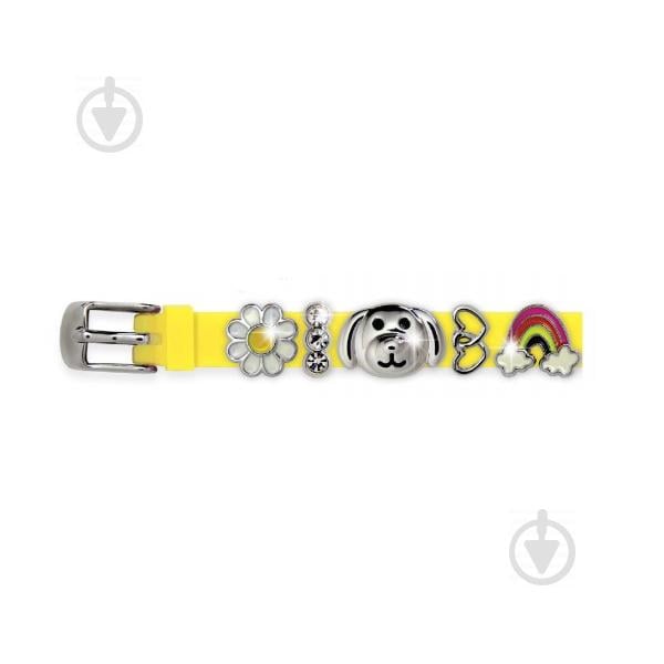 Браслет  силиконовый Biojoux BJB003 Charms Bracelet MIX 3 Yellow (4667)