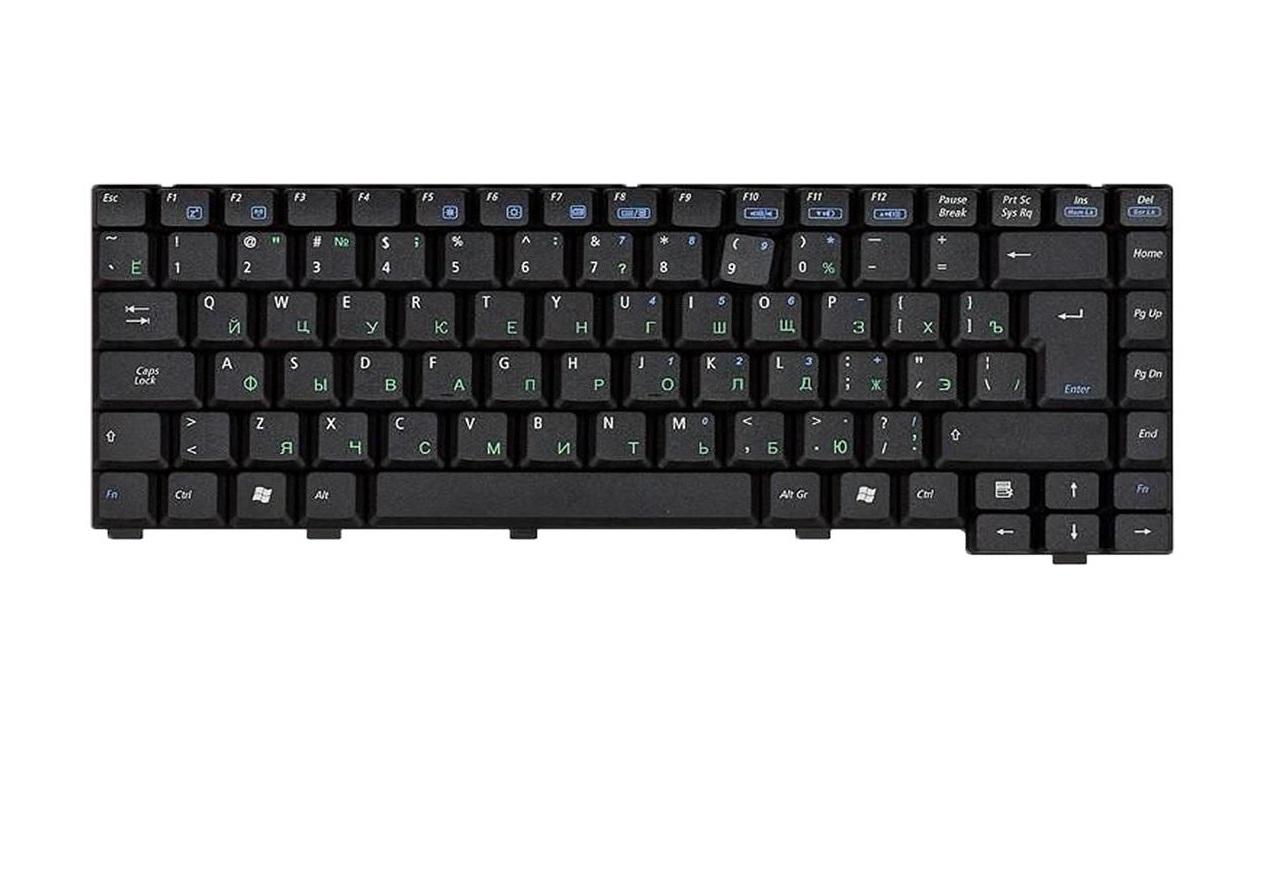 Клавиатура для ноутбука Asus T12 T12Fg матовая (04GNA51KRUS1)