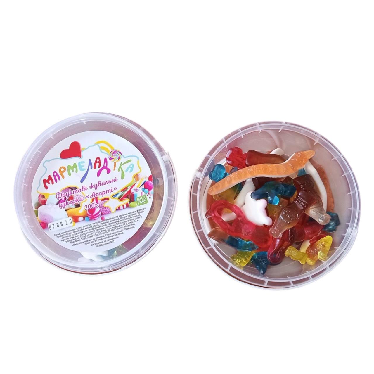 Мармелад жевательный Мармеладка фигурное ассорти 200 г (00000006482)