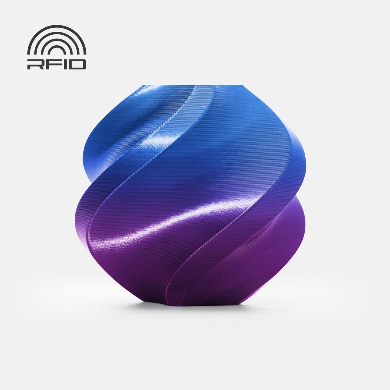 Пластик Bambu Lab PLA Silk с RFID меткой и катушкой Aurora Purple (13909) Пластик Bambu Lab PLA Silk с RFID меткой и катушкой Aurora Purple (13909)