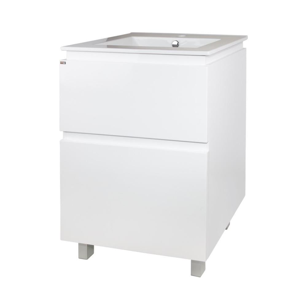 Тумба напольная с умывальником Q-tap Albatross QT0171TN600D3060CW