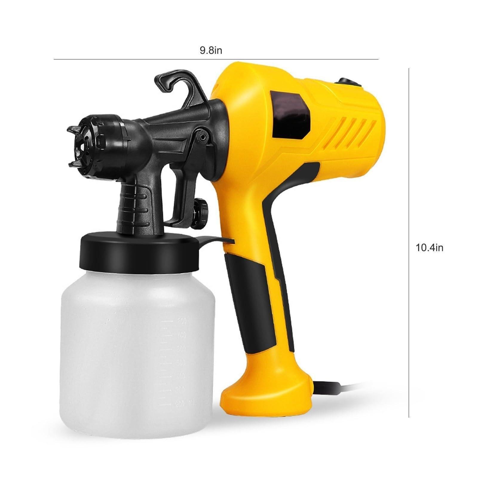 Фарборозпилювач електричний APRO HVLP 350 Вт 800 мл/хв 800 мл 25 мм Жовтий - фото 5