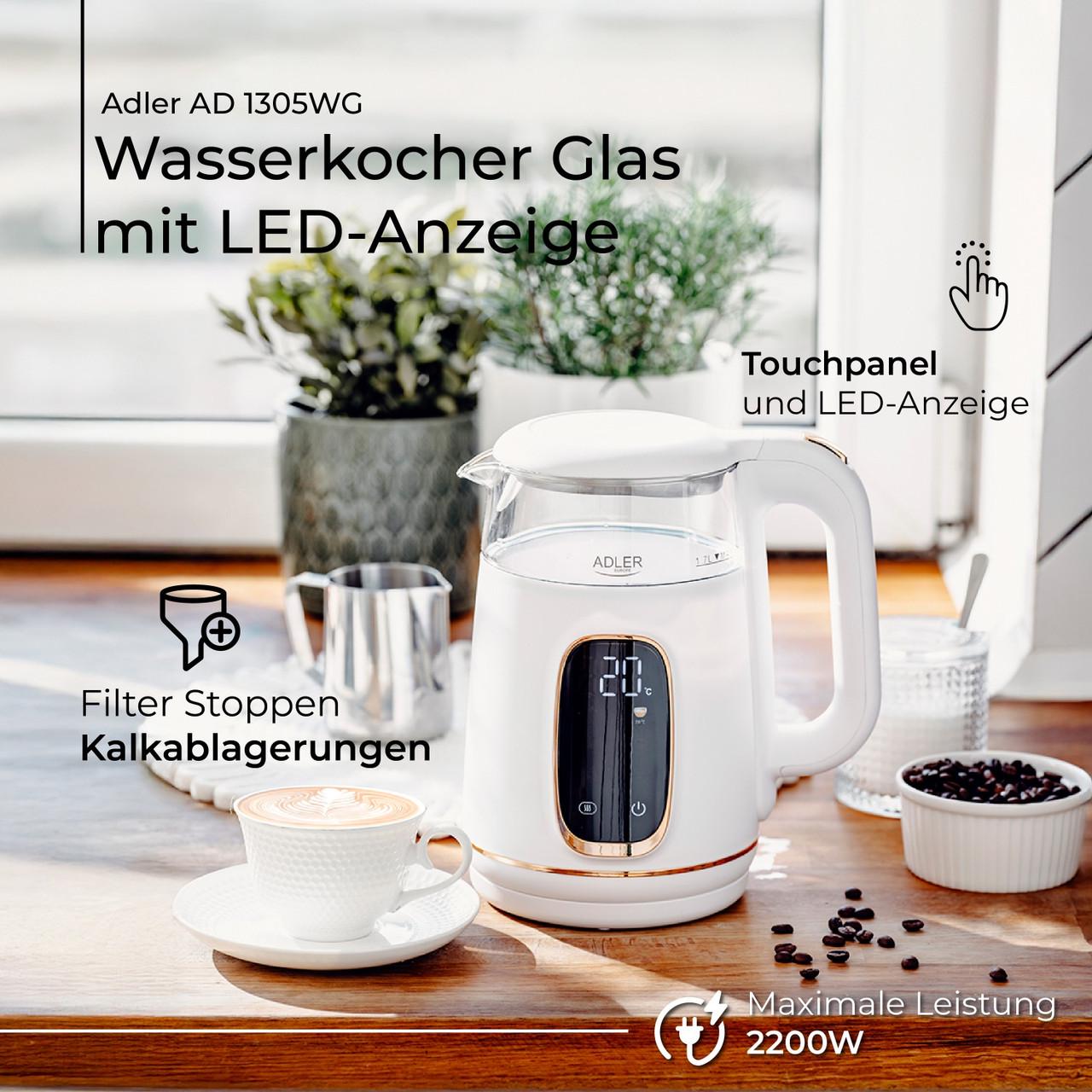 Электрочайник Adler AD 1305 с регулировкой температуры (04095) - фото 10 Электрочайник Adler AD 1305 с регулировкой температуры (04095) - фото 10