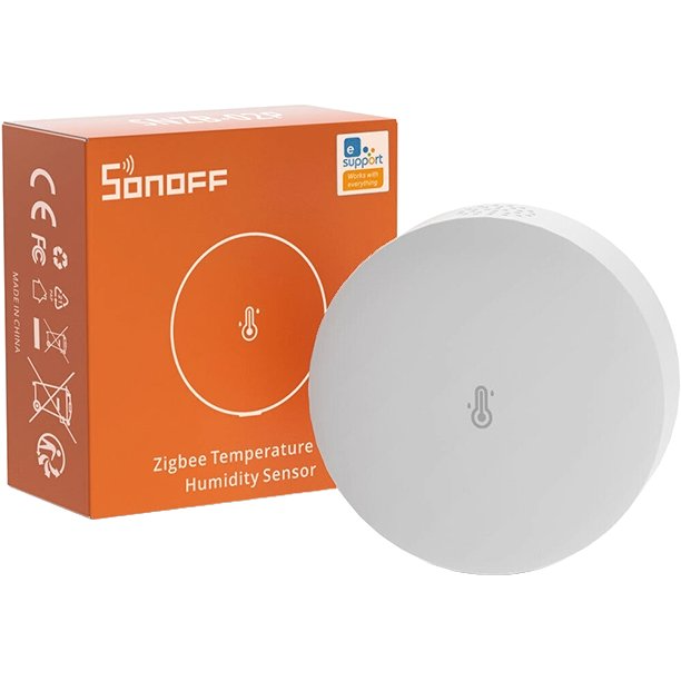 Датчик температуры и влажности SONOFF Zigbee Temperature and Humidity Sensor SNZB-02P White