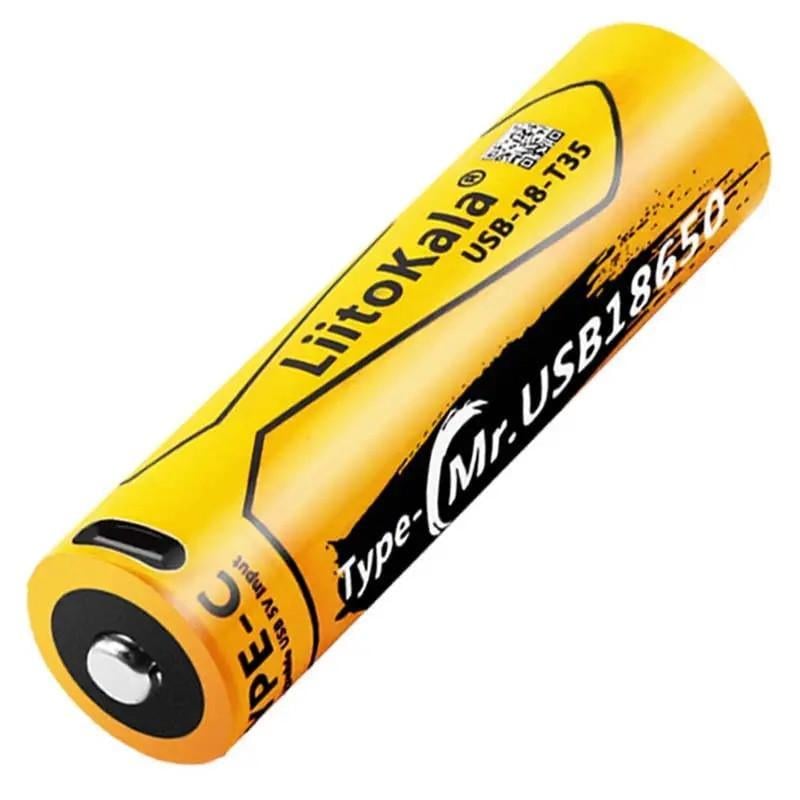 Акумулятор LiitoKala USB-T35 18650 3500mAh (2843474624)