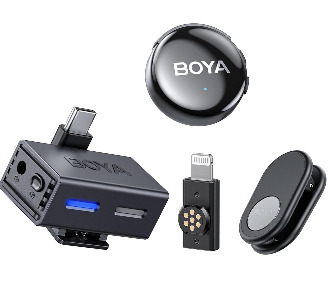 Микрофон с ИИ Boya BoyaLINK 3-04 Type-C Lightning беспроводной (2832732726) Микрофон с ИИ Boya BoyaLINK 3-04 Type-C Lightning беспроводной (2832732726)
