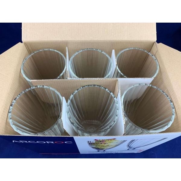 Набор бокалов для молочных коктейлей Arcoroc Quadro 360 мл 6 шт. (12615) - фото 6