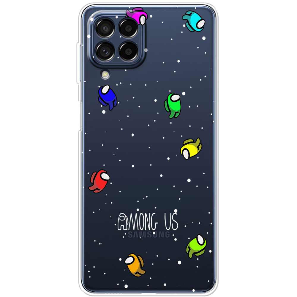 Чехол BoxFace Samsung Galaxy M53 5G (M536) Among Us Invisible Прозрачный силикон (44473-bk76-44473)
