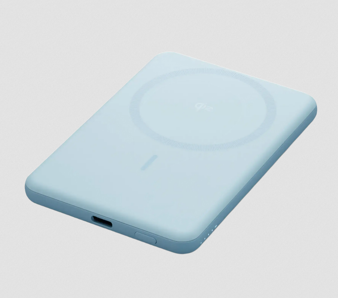 Повербанк Anker Nano Qi2 15W Ultra-Slim 5000 mAh MagSafe Battery Ultra-Fast Blue (A1665031)
