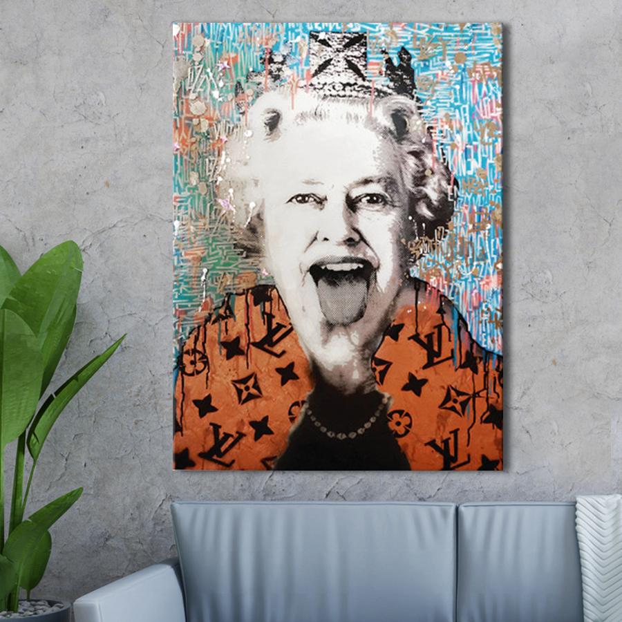 Картина для интерьера Королева Елизавета 107x80 см (P0451)