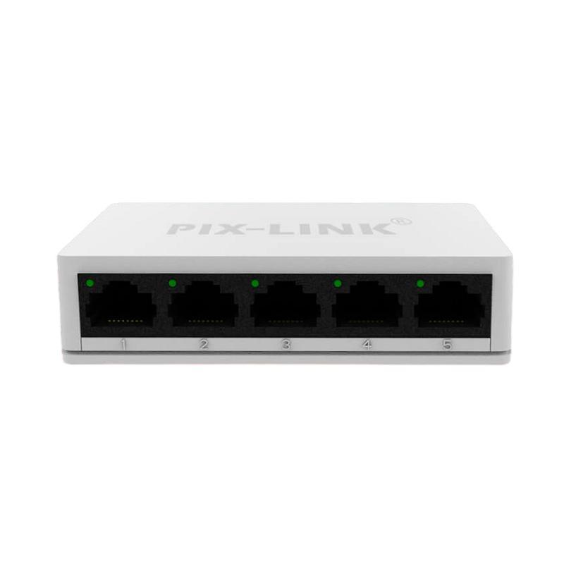 Коммутатор Desktop Switch Pix-Link LV-SW05 5 портов 10/100 Мбит/с Fast Ethernet White (150111) - фото 3