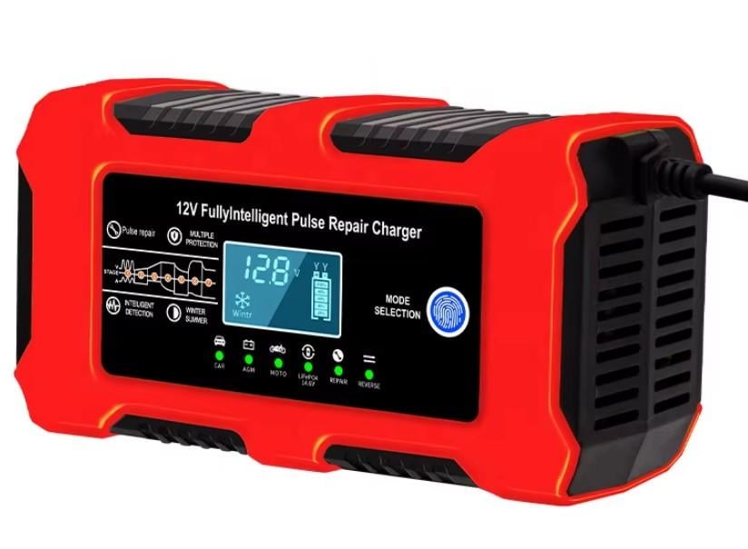 Умное зарядное устройство 12V 10A Charger Pulse Repair для автомобильных аккумуляторов (2104618845)