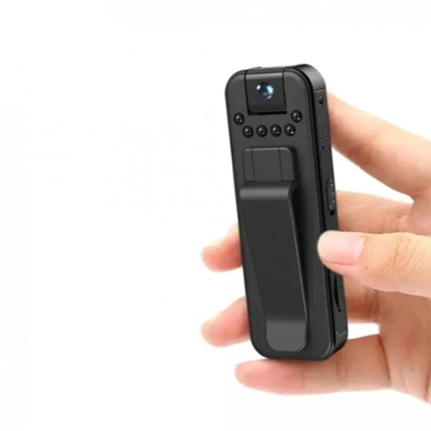 Боді-камера нагрудна L7 для відеоспостереження з поворотним об'єктивом та кріпленням на одяг (9528) - фото 8