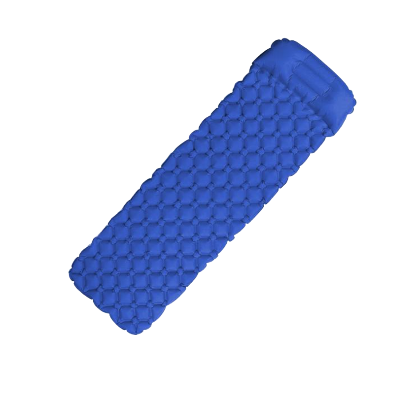 Надувной туристический коврик SUNROZ для отдыха на природе Синий (SUN4004)