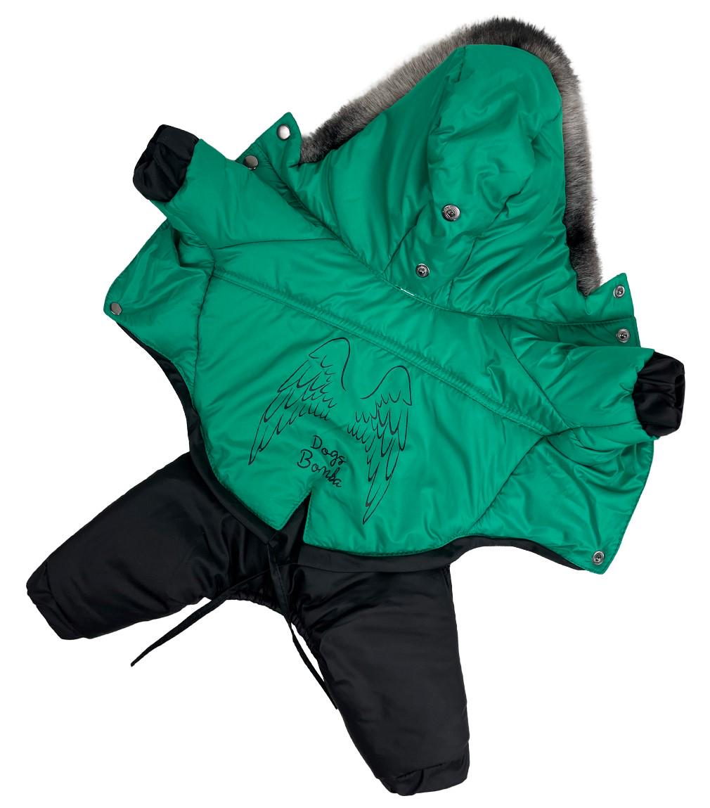 Комбінезон зимовий для собак Dogs Bomba р. 5 Зелений - фото 4 Комбінезон зимовий для собак Dogs Bomba р. 5 Зелений - фото 4