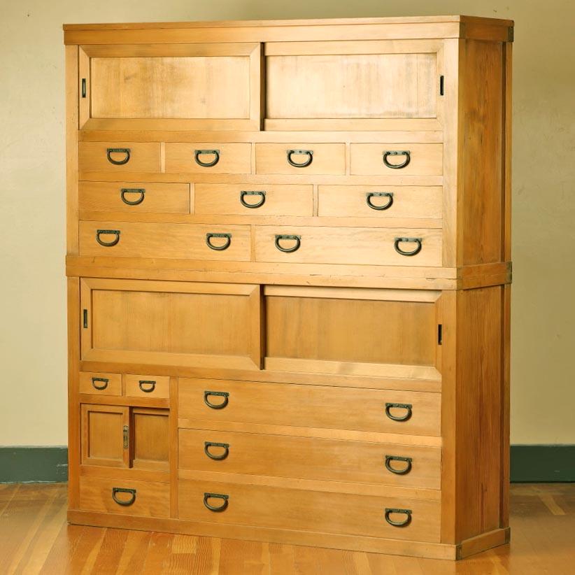 Комод тансу из дерева Санни Карри (КТУ-003803)