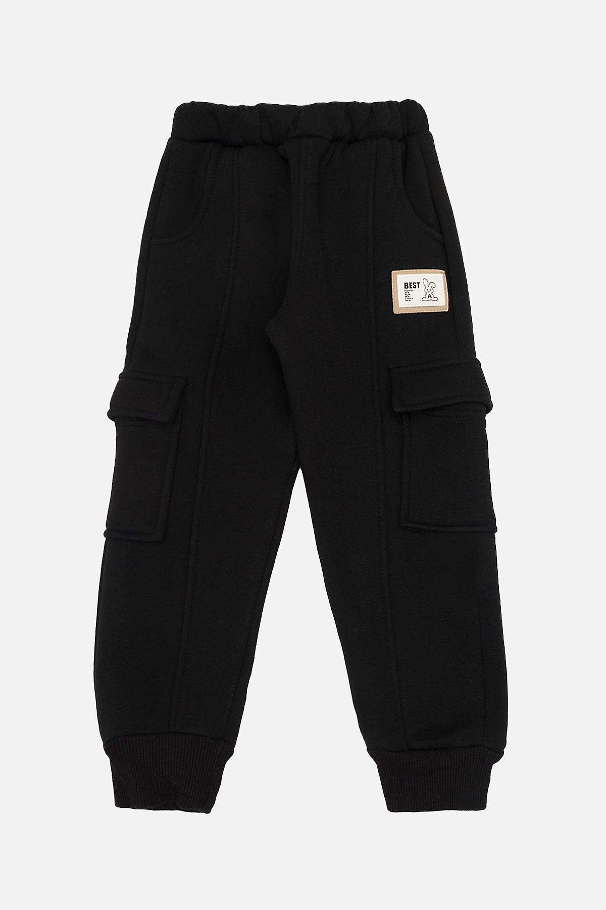 Брюки для мальчика 92 см Черный (ЦБ-00257562) Брюки для мальчика 92 см Черный (ЦБ-00257562)