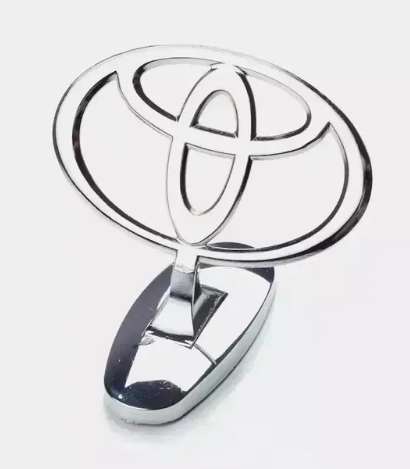 Эмблема Прицел на капот Toyota сплав на скотче Хром (2970776693)