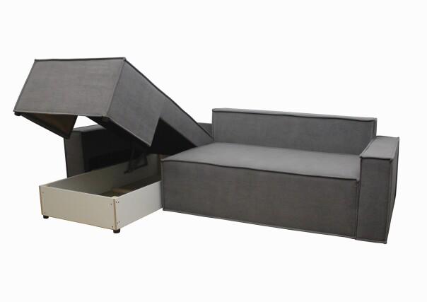 Диван угловой Милтон с подушками 285х160 см Светло-серый (1950950399) - фото 4 Диван угловой Милтон с подушками 285х160 см Светло-серый (1950950399) - фото 4