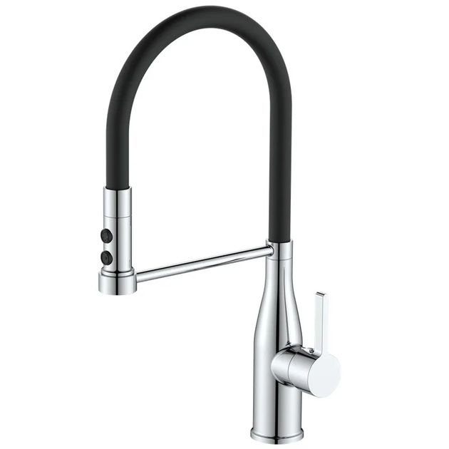 Смеситель для кухни MIXXUS Premium Summer 017 Refl. Black (MI6960)