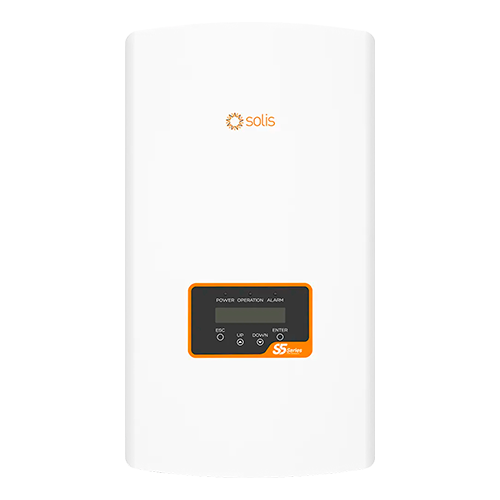 Инвертор сетевой Solis S5-GR3P20K 20kW 160-1000V 2 MPPT LCD дисплей Wi-Fi IP66 White (34064088)