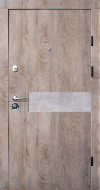 Входная дверь Qdoors Сиена 950х2050 мм Спил дерева