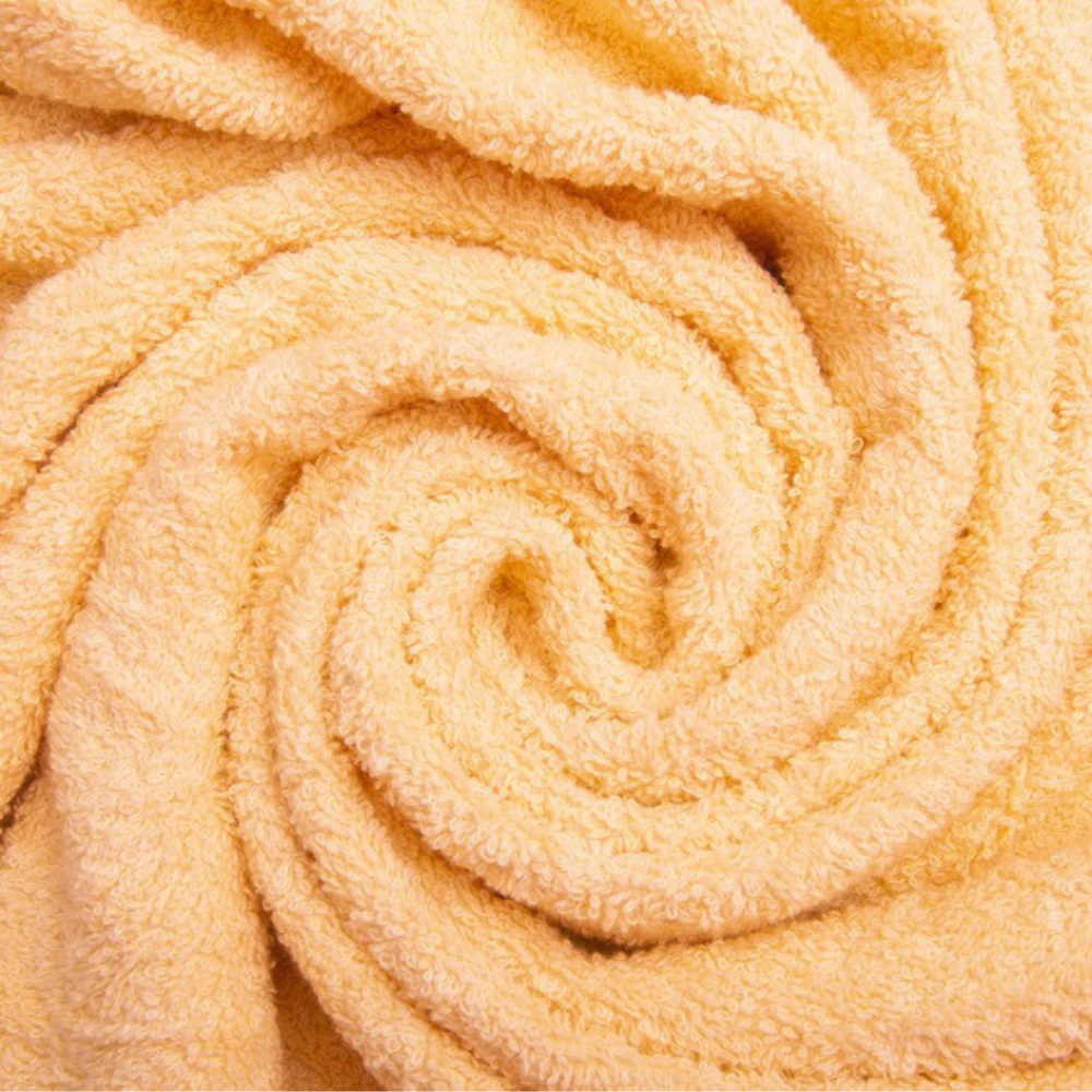 Набір рушників для обличчя і тіла флісових 2 шт. Імбирний (polotenca_2v1_ginger) - фото 3