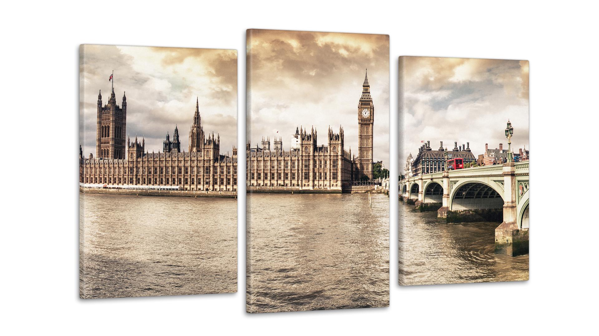 Модульная картина Лондон 53x100 см (Art-197_3)
