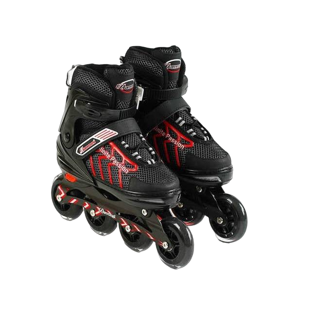 Коньки роликовые In-Laine Skates PU колеса р. 39-42 Red (141171)