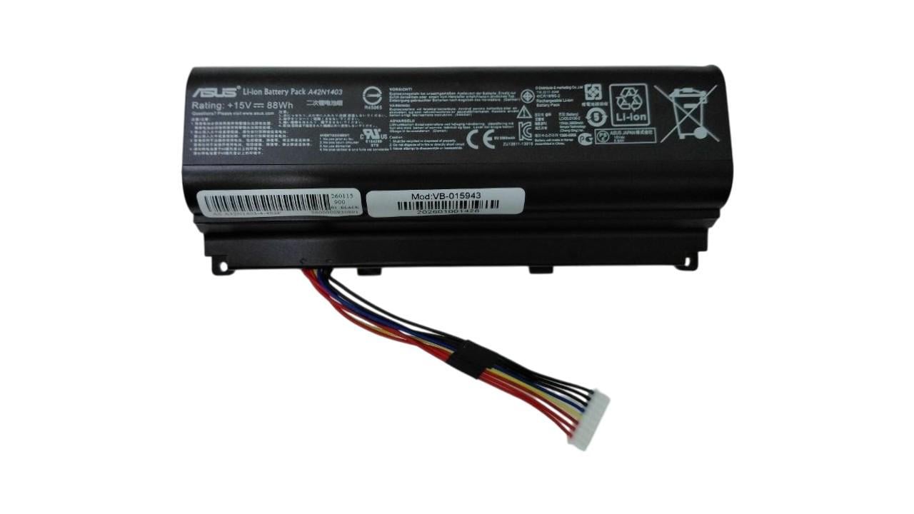 Аккумулятор для ноутбука Asus A42N1403 ROG G751 15 V 5800 mAh Black