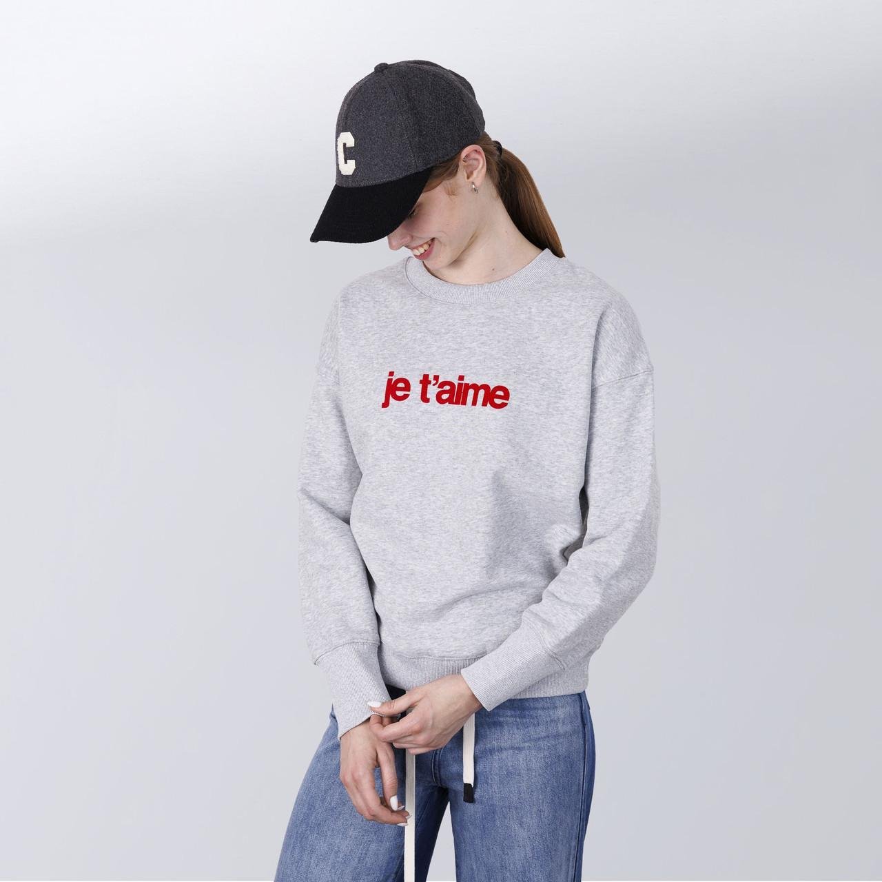 Світшот жіночий Je t'aime Zadig&Voltaire S Сірий (2589902326) - фото 3 Світшот жіночий Je t'aime Zadig&Voltaire S Сірий (2589902326) - фото 3