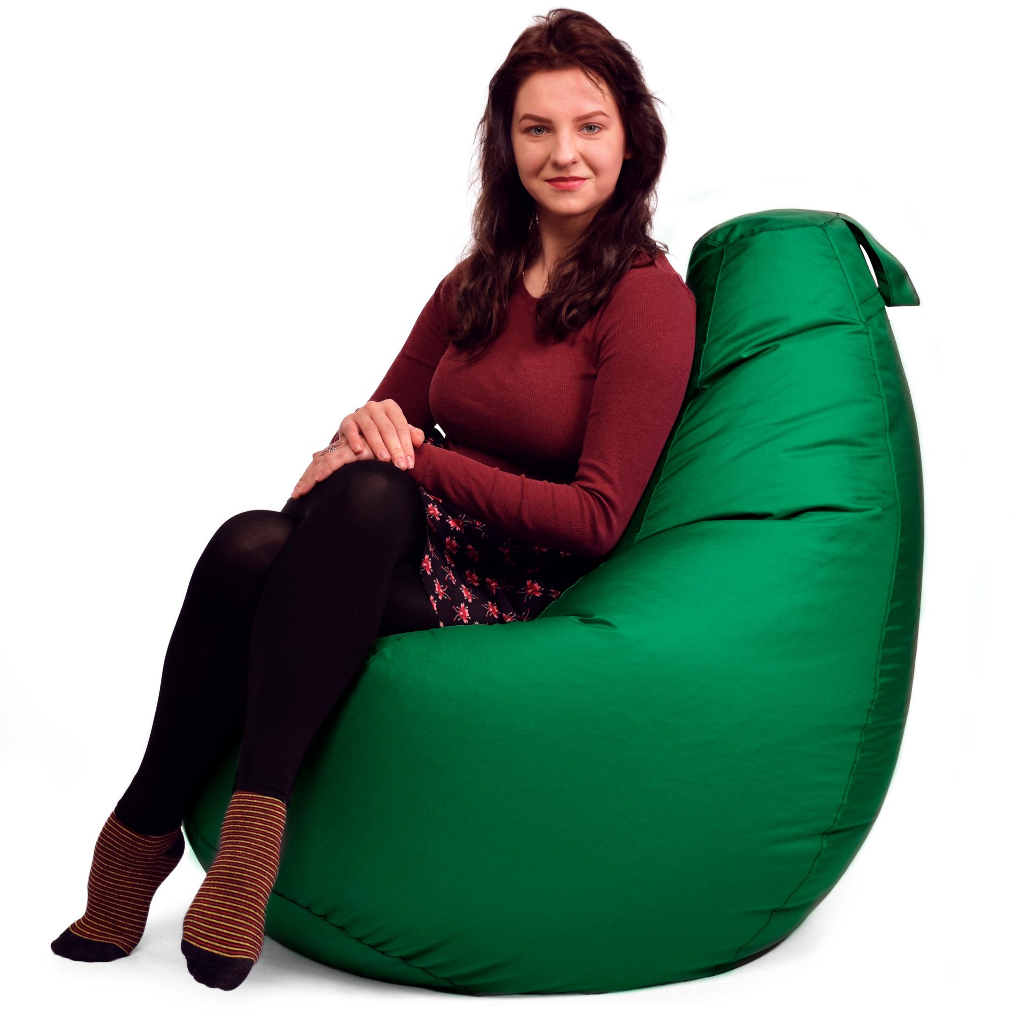 Кресло-мешок iQmebel Груша стандарт+ оксфорд Зеленый - фото 3 Кресло-мешок iQmebel Груша стандарт+ оксфорд Зеленый - фото 3