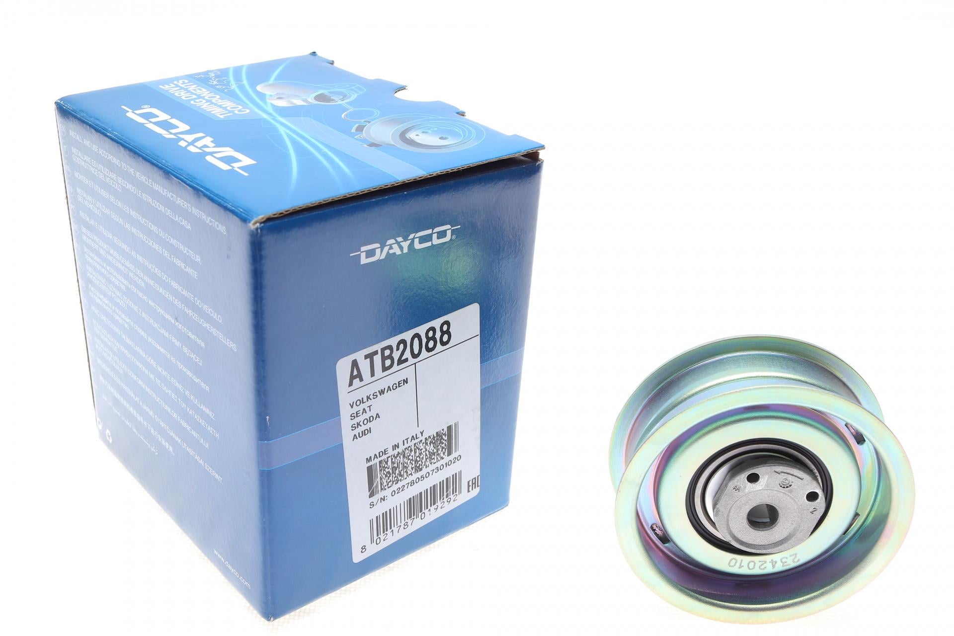 Ролик ГРМ DAYCO для VW Caddy 1.6E/T5 2.0E натяжний ATB2088