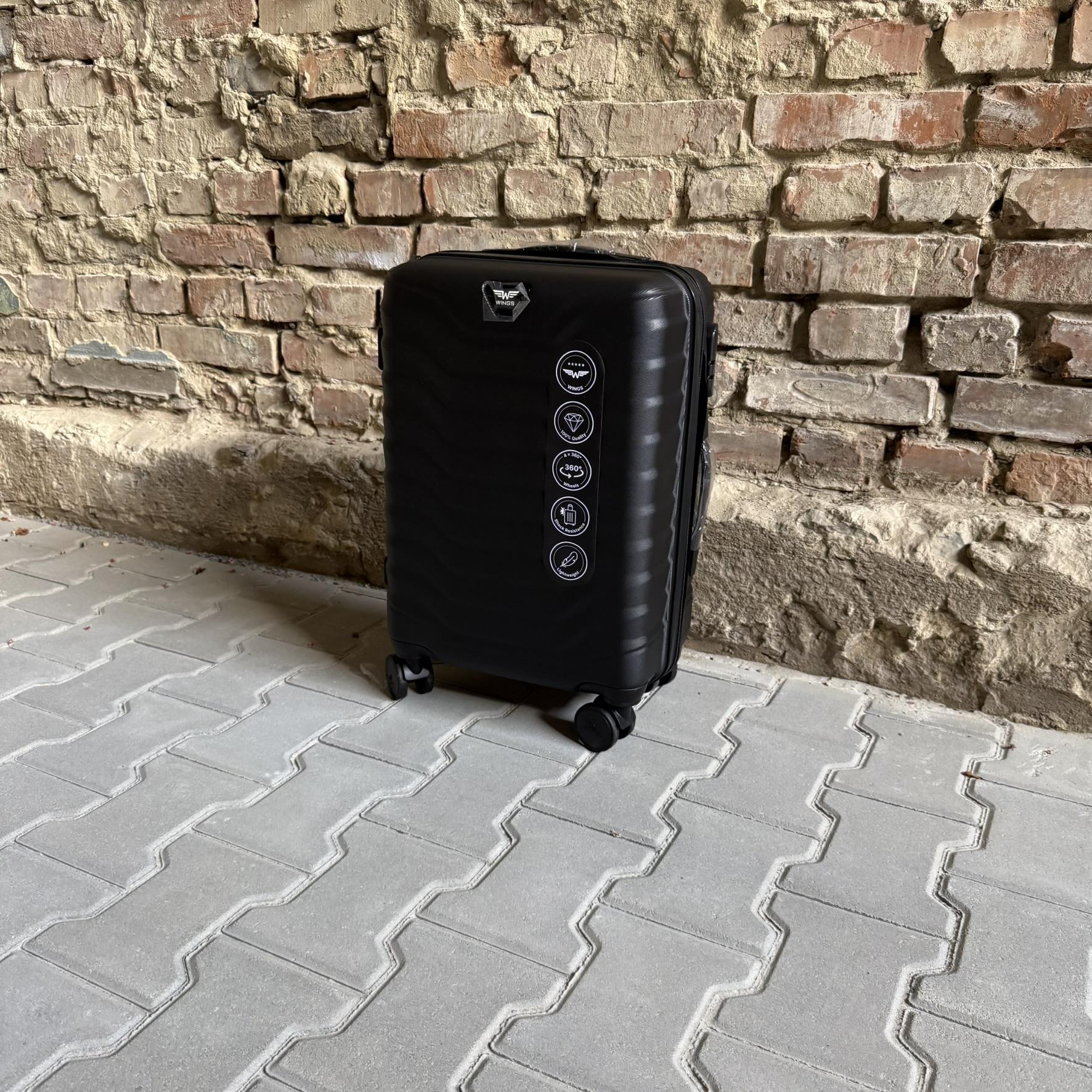 Чемодан Wings PEA01 дорожный S Черный (26557480) - фото 4 Чемодан Wings PEA01 дорожный S Черный (26557480) - фото 4