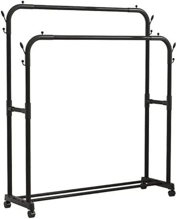 Стойка для одежды и обуви Drying Rack двойная до 35 кг 150х96х45 см Black (17892177) - фото 2