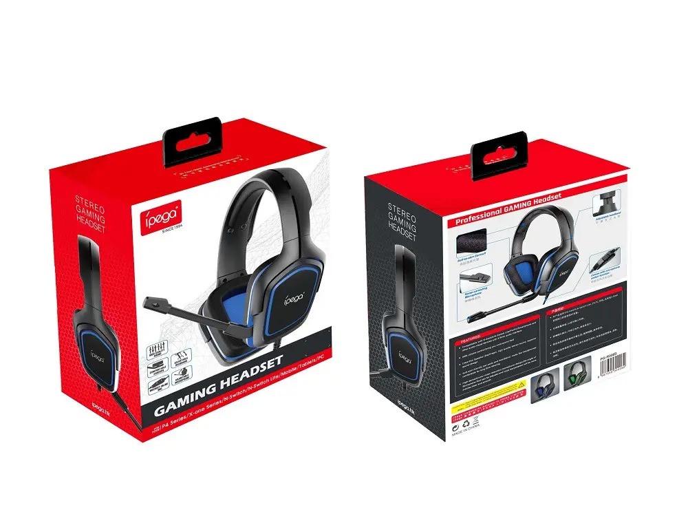 Навушники для геймерів iPega Gaming PG-R006B Black/Blue (017184) - фото 6