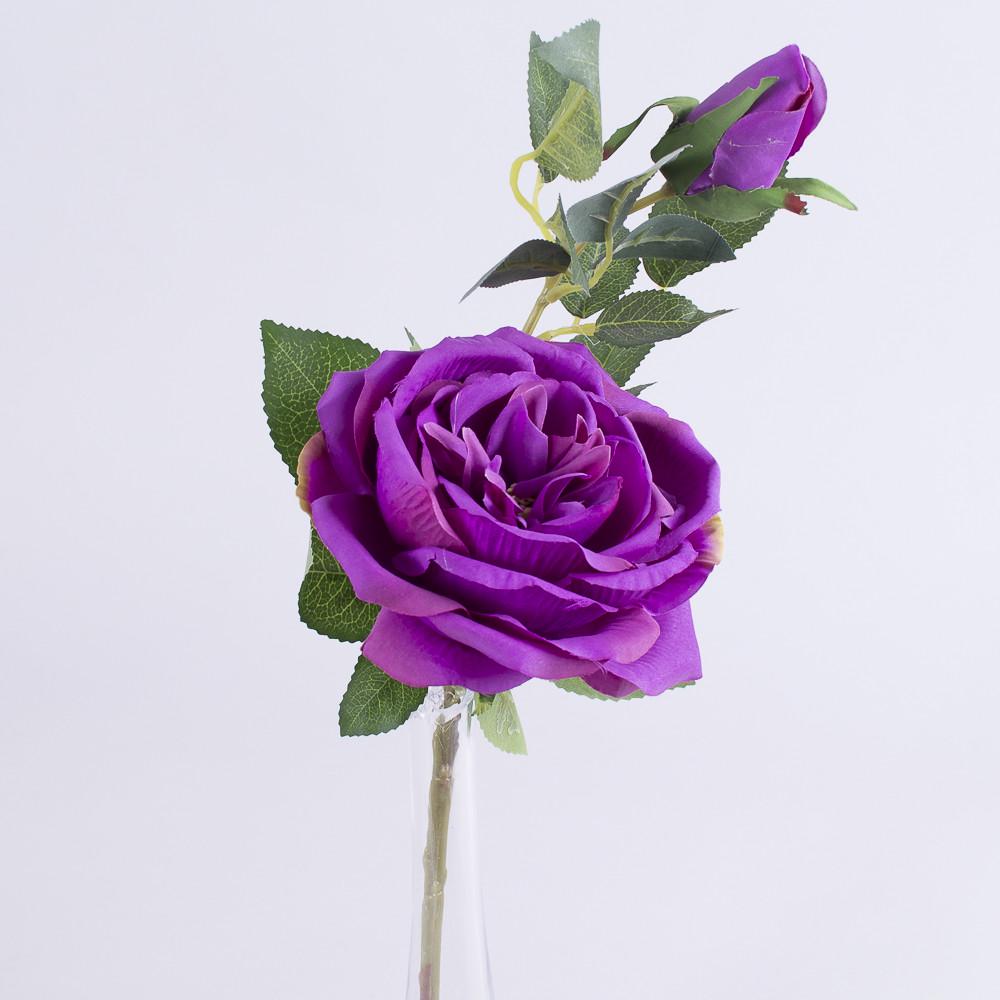 Искусственные цветы Садовая роза на короткой ножке (1796-1)