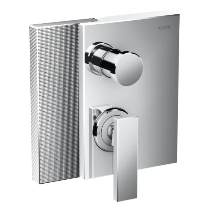 Смеситель для ванны/душа скрытого монтажа Axor Edge с алмазной огранкой Хром (46451000)