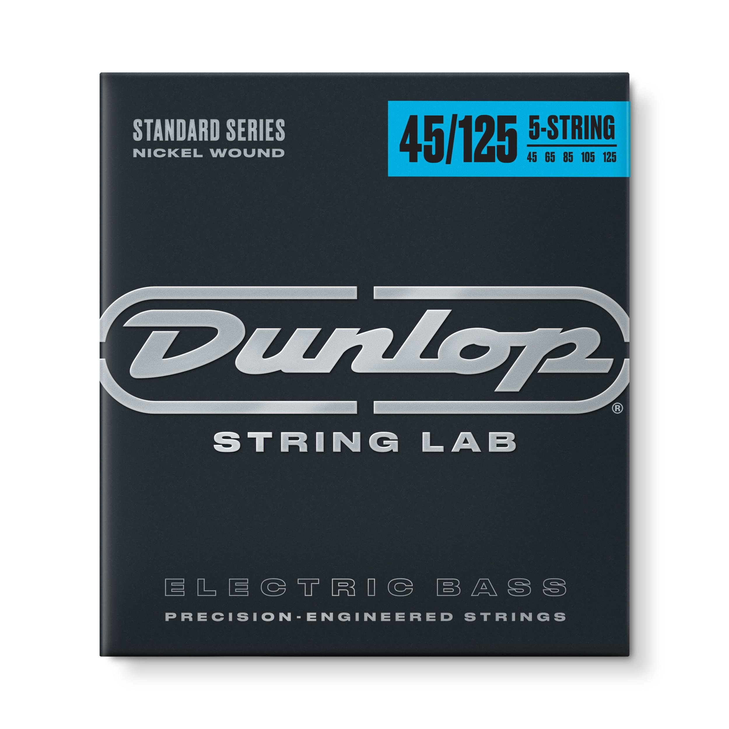 Струны для 5-струнной бас-гитары Dunlop DBN45125 Nickel Wound (115305)