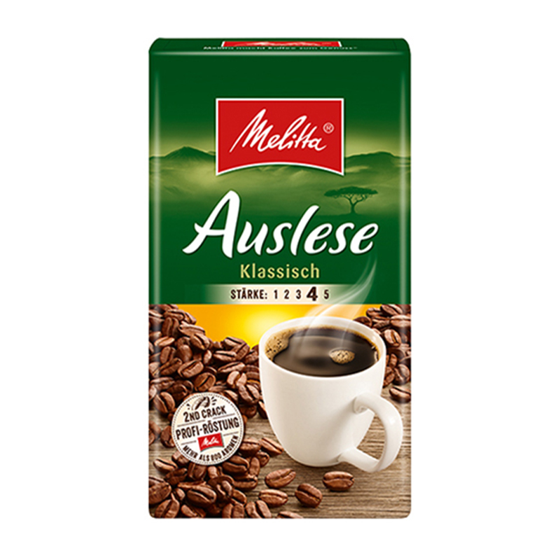 Кава мелена Melitta Auslese classic купаж арабіки та робусти 500г