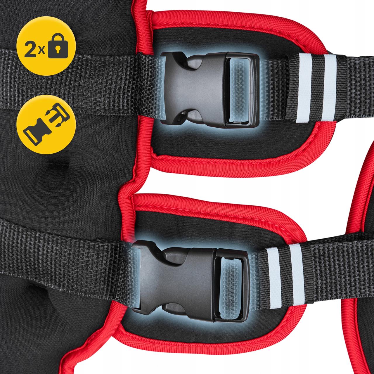 Жилет-обважнювач для тренувань 4fizjo 10 кг Black/Red (P-5905973402163) - фото 8 Жилет-обважнювач для тренувань 4fizjo 10 кг Black/Red (P-5905973402163) - фото 8