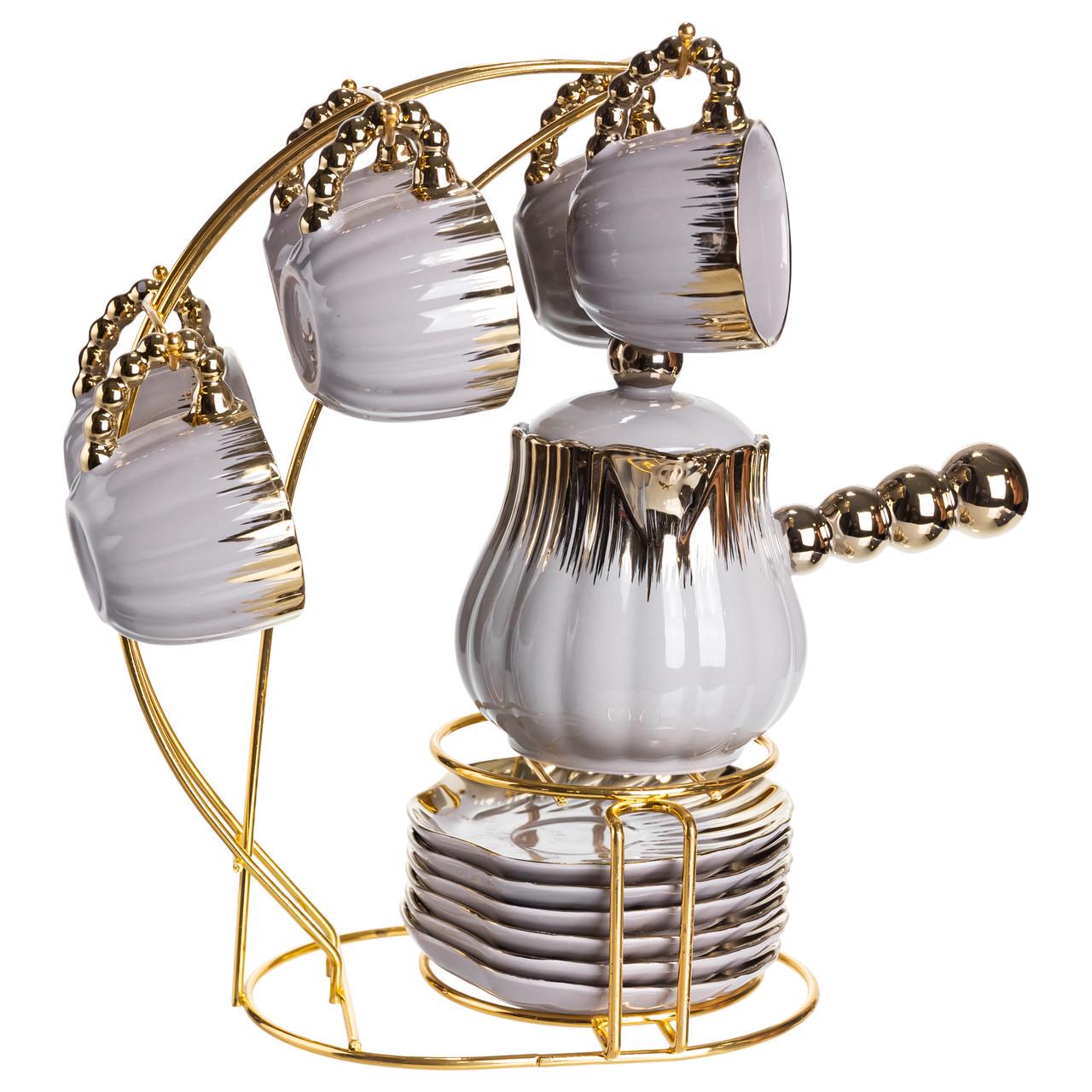 Набір для кави по-турецьки порцеляновий Confidence на 6 персон (FM-JJ-4) - фото 3 Набір для кави по-турецьки порцеляновий Confidence на 6 персон (FM-JJ-4) - фото 3